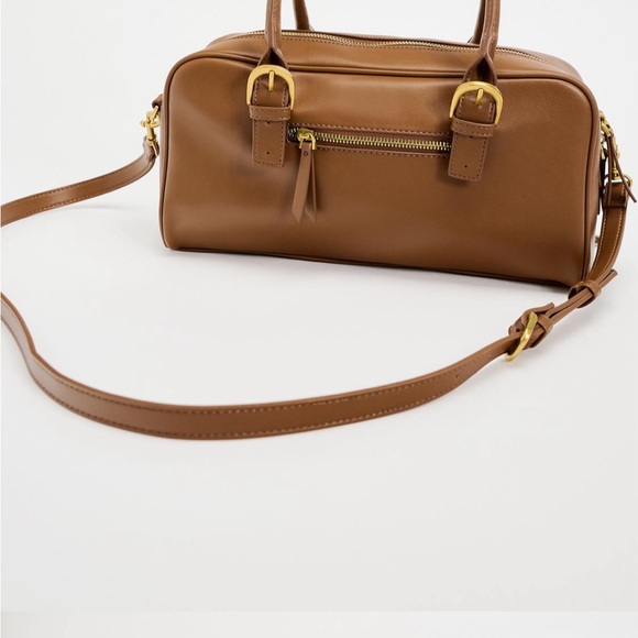 UPDATED ZARA ZIPPERED DUFFLE BAG - Picture 5 of 7
